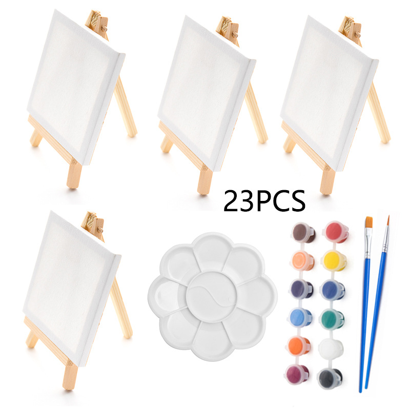 Kids Art Easel - 23 adet Mini şövale çizim tahtası
