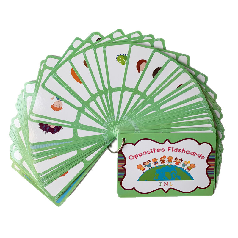 Kids Toys Variety - 100 Karşıt Kavram Kartı İngilizce Kelime