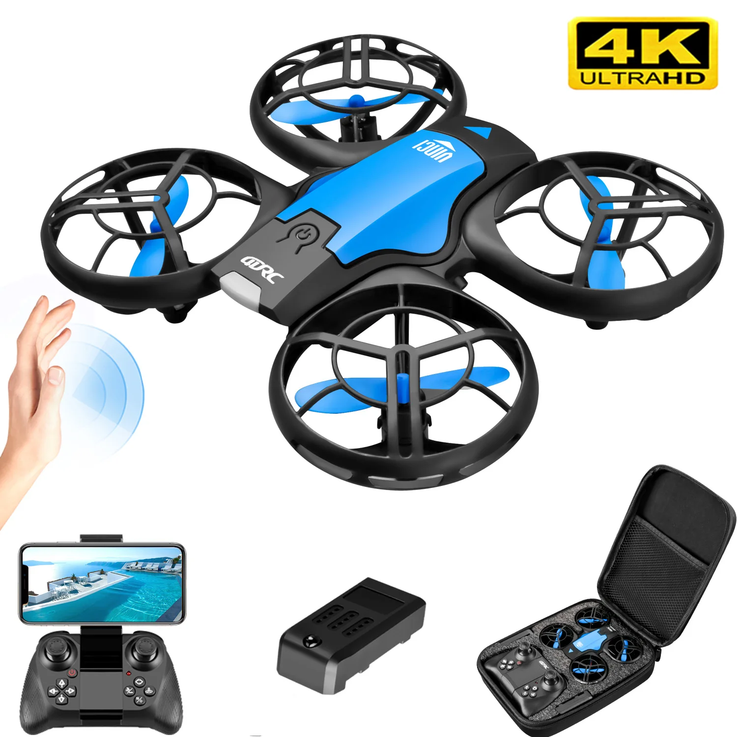 Kids Xbox Toys - V8 Yeni Mini Drone 4K Profesyonel