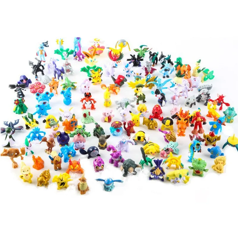 Kids Toys Idea - 2-3 CM Pokemon Anime Figürü Pikachu