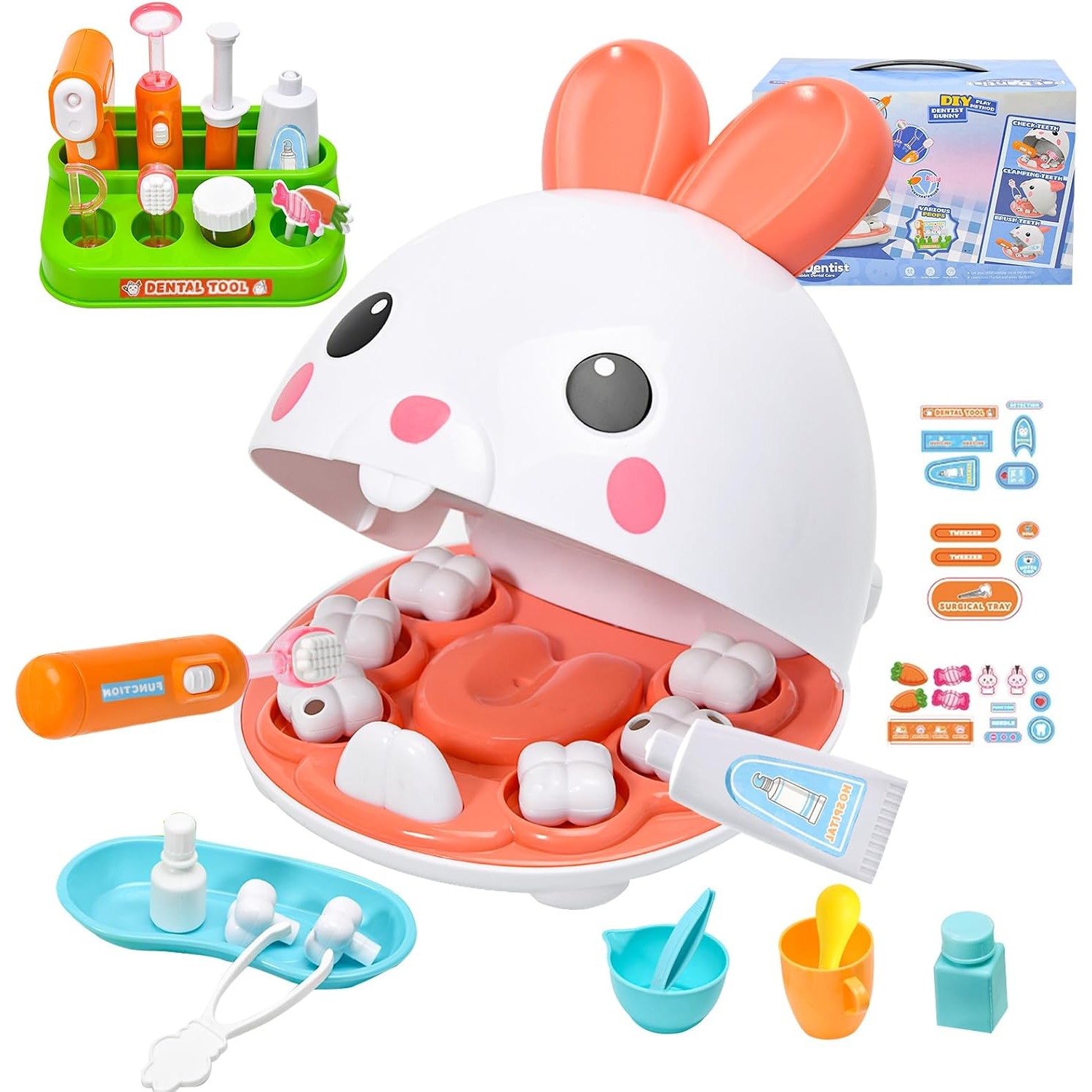 Kids Toys Doctor Set - Dişçi Seti Rol Yapma Oyun Seti