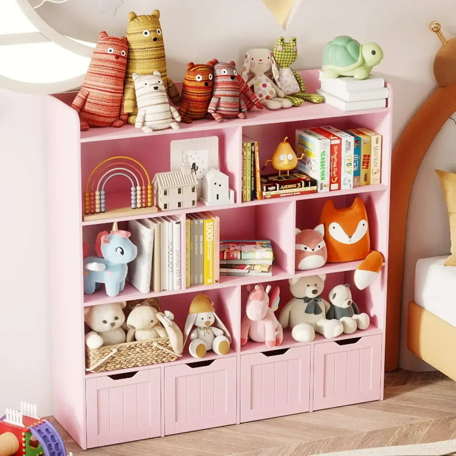 Kids Toys Drawers - Çocuk Oyuncak Saklama Dolabı, Hareketli Çekmeceli