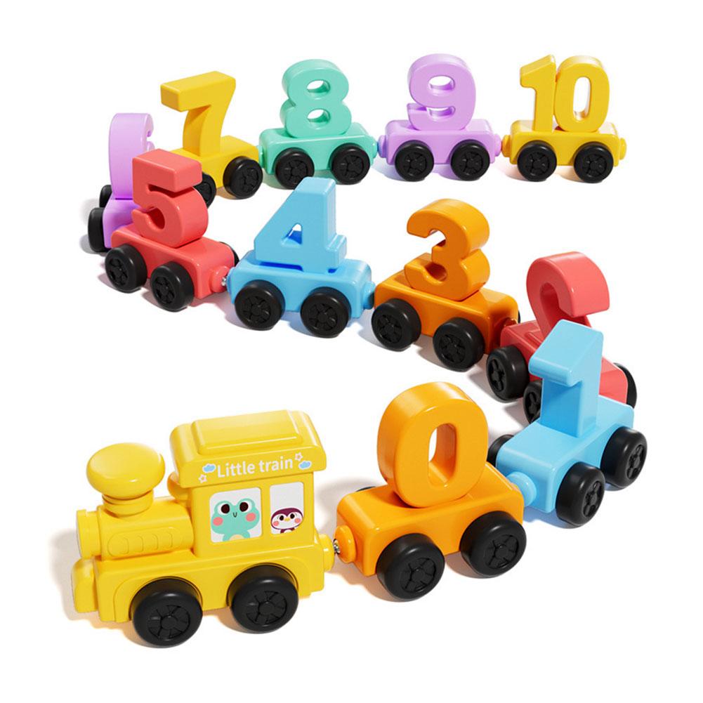Kids Toys Variety - Montessori Eğitici Oyuncak Tren Seti Ahşap