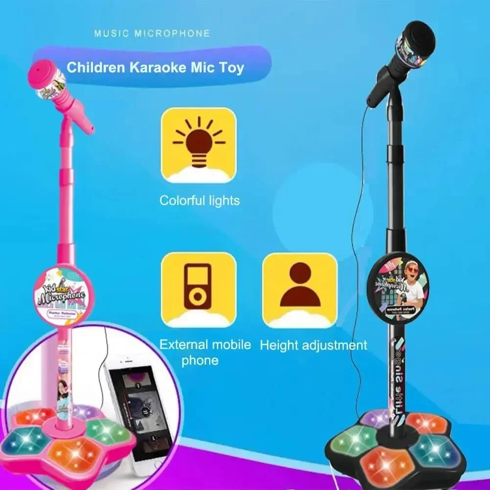 Kids Microphone Karaoke - Çocuklar mikrofon standı ile Karaoke şarkı