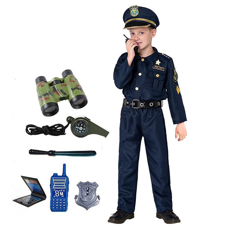 Kids Toys Idea - 3-12Y Sevimli Amerikan Çocuk Polis Memuru