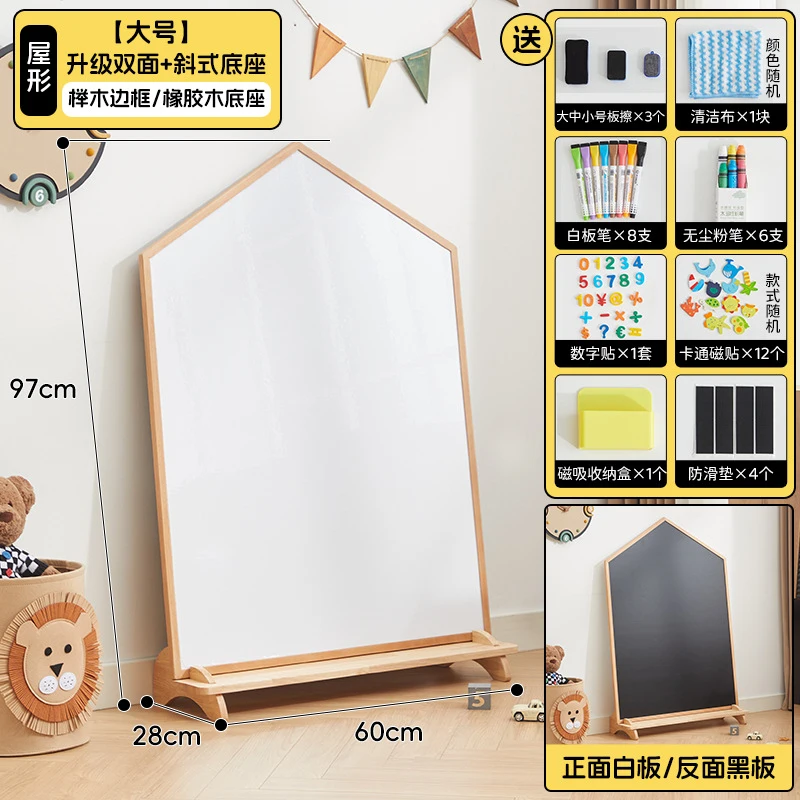 Kids Art Easel - Nancy Kids Ahşap Resim Sehpası Tozsuz
