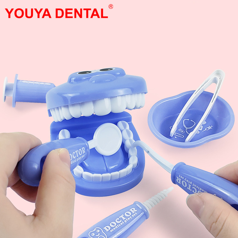 Kids Toys Doctor Set - 9 adet diş kiti oyuncak diş