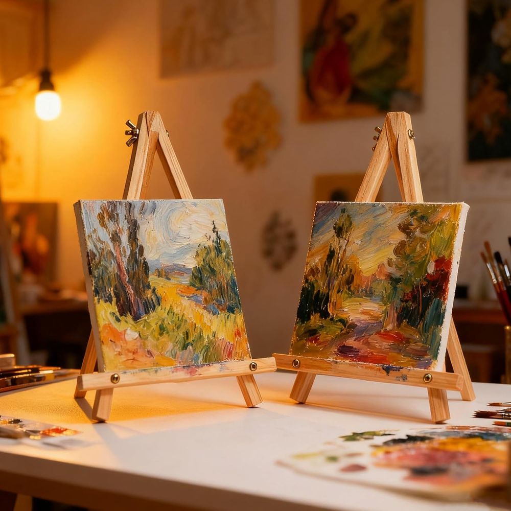 6'lı Paket 9 İnç Ahşap Şövale, - Kids Art Easel incelemesi ve fiyatı