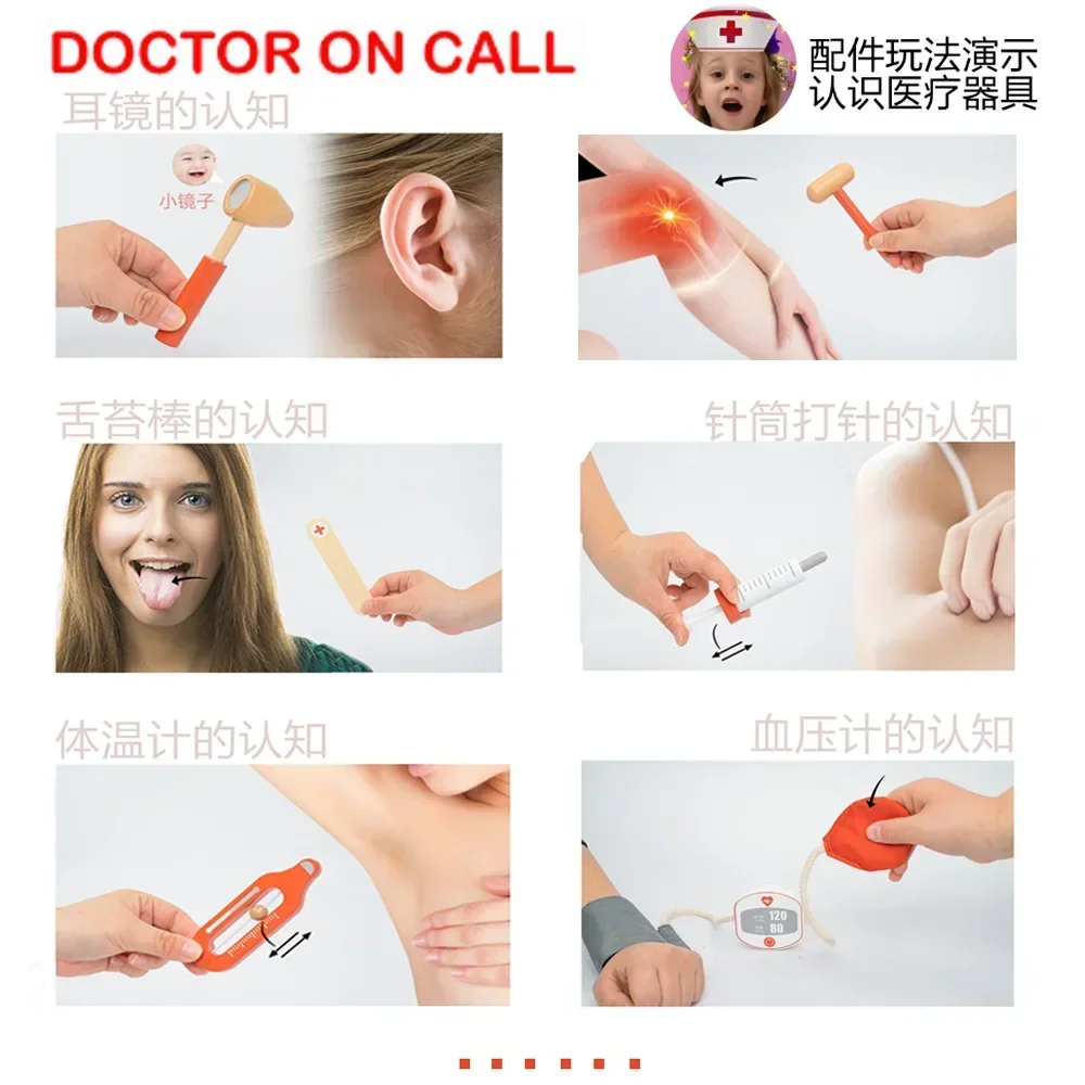Çocuklar İçin Ahşap Oyuncak Se - Kids Toys Doctor Set incelemesi ve fiyatı