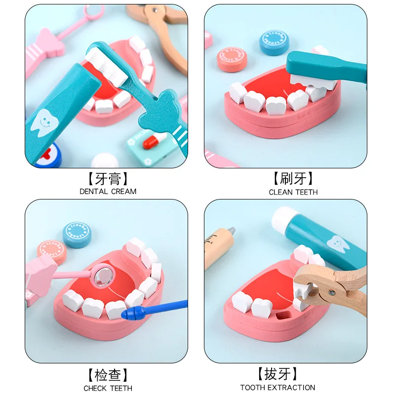 Ahşap doktor seti oyna Pretend - Kids Toys Doctor Set incelemesi ve fiyatı