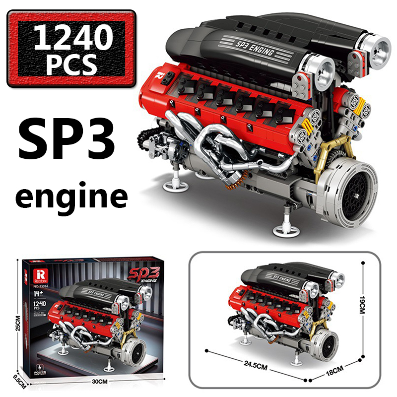 1240 Parça Araba Motoru SP3 Mo - Kids Toys Idea incelemesi ve fiyatı