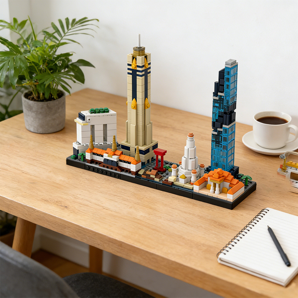 MOC Bangkok Skyline Yapı Taşla - Kids Toys Bangkok incelemesi ve fiyatı