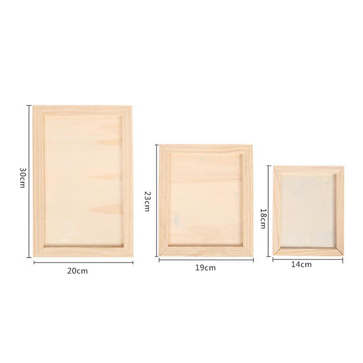 2 adet boş ahşap resim çerçeve - Kids Art Easel incelemesi ve fiyatı