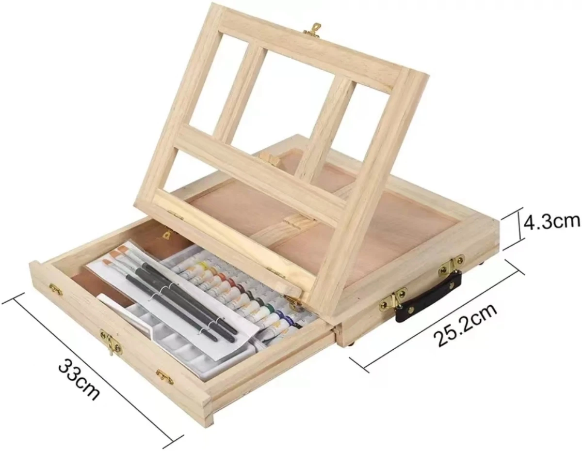 Taşınabilir Ahşap Masa Şövale  - Kids Art Easel incelemesi ve fiyatı