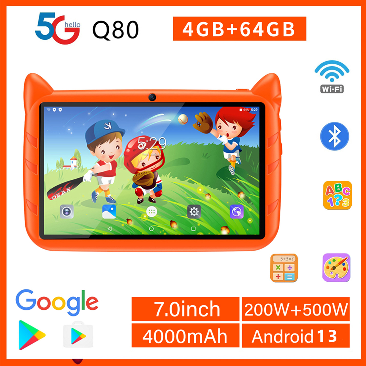 Yeni 5G WiFi Çocuk Tableti 7 I - Learning Tablet Kids incelemesi ve fiyatı