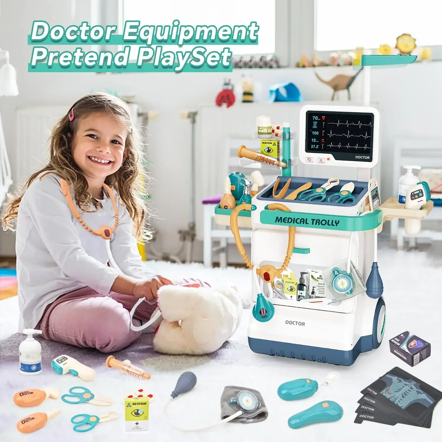 Doktor Tıbbi Oyun Seti Doktor  - Kids Toys Doctor Set incelemesi ve fiyatı