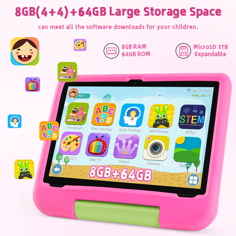 Paitanry 10.1 İnç Android 15 T - Learning Tablet Kids incelemesi ve fiyatı