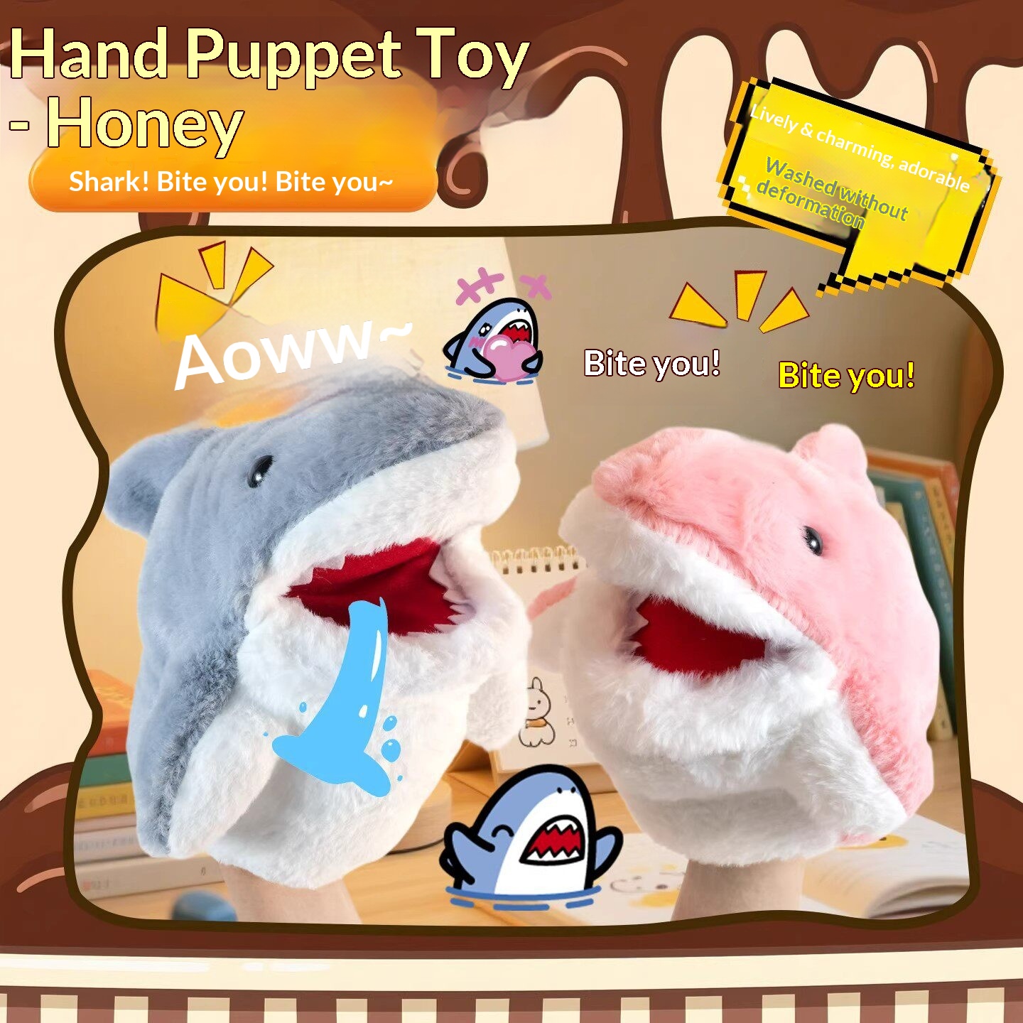 Köpekbalığı El Kuklası Peluş K - Kids Toys Play incelemesi ve fiyatı