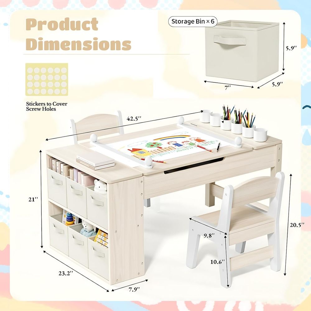 Çocuk Sanat Masası ve Sandalye - Kids Art Easel incelemesi ve fiyatı