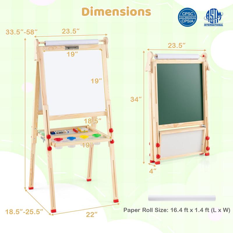 3'ü 1 Arada Çift Taraflı Katla - Kids Art Easel incelemesi ve fiyatı