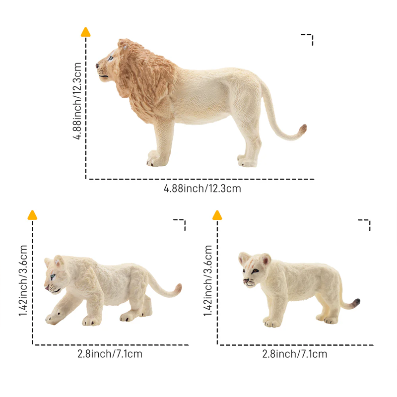 6 adet simülasyon beyaz aslan  - Kids Toys Variety incelemesi ve fiyatı
