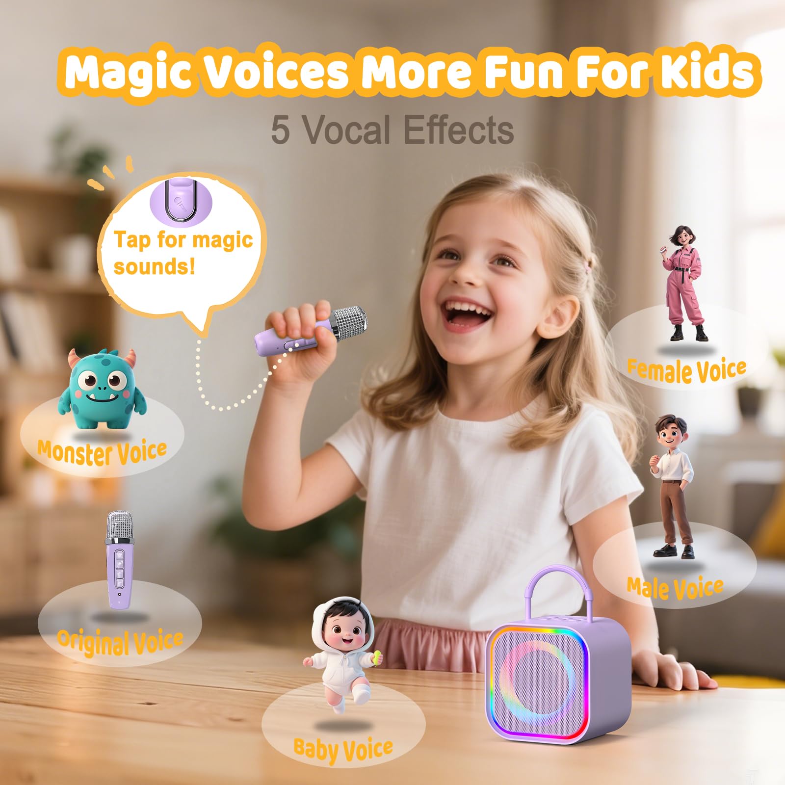Haomuren Mini Karaoke Makinesi - Kids Microphone Karaoke incelemesi ve fiyatı