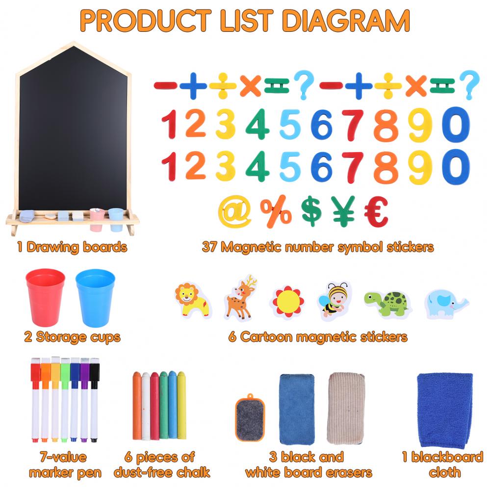 Ev Şeklinde Çift Taraflı Çizim - Kids Art Easel incelemesi ve fiyatı